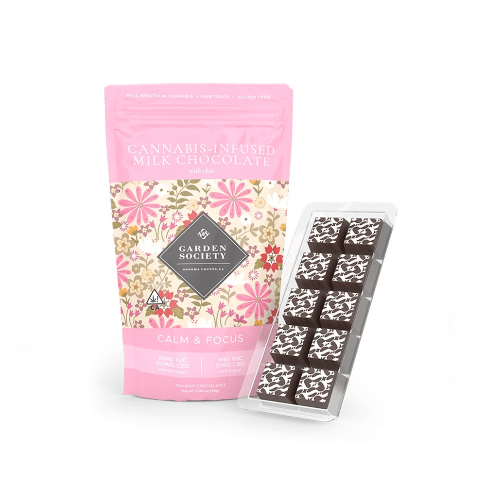 GardenSocietyChoco Garden Society cannabis-infuesed milk chocolate