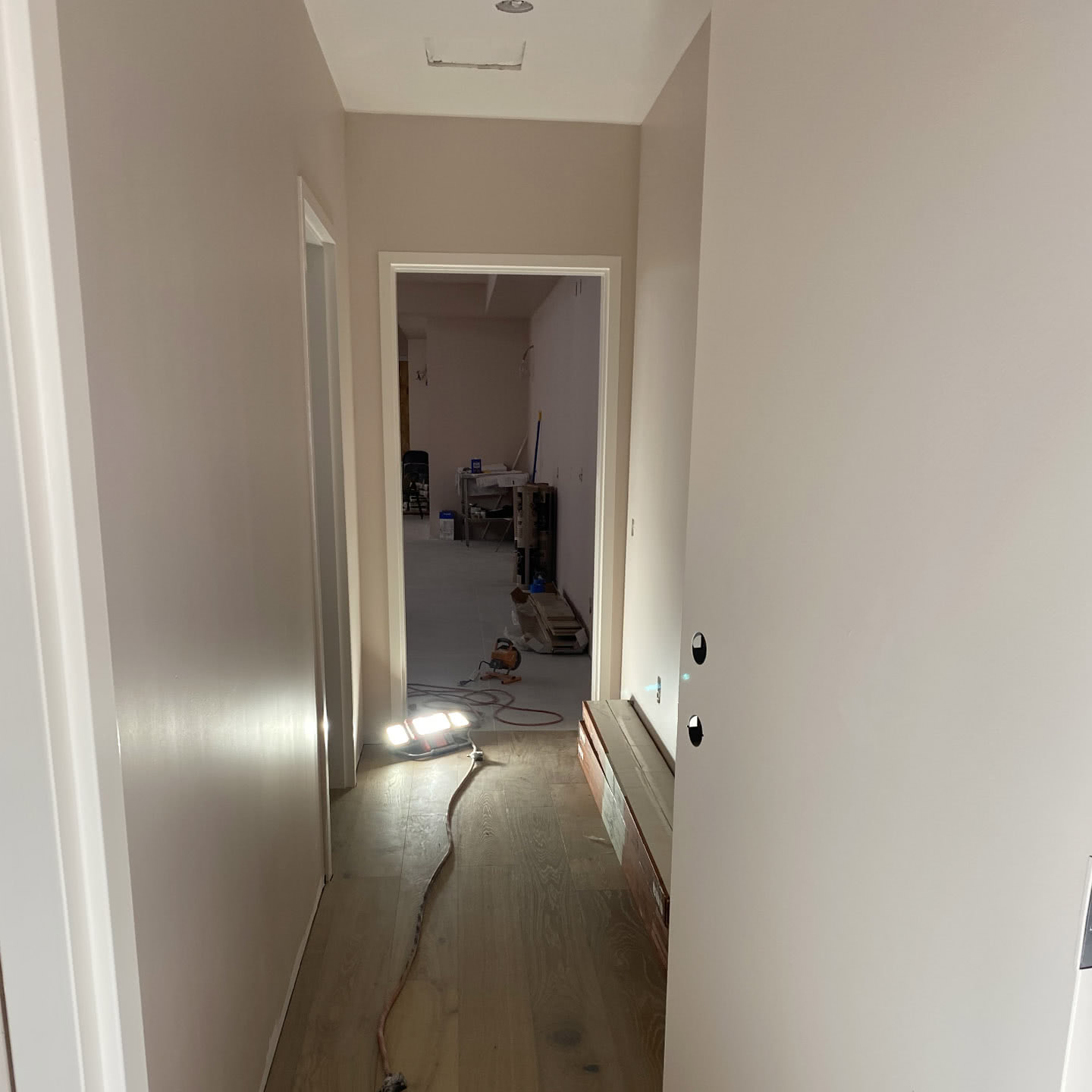 paintedhallway painted hallway hardwood floor